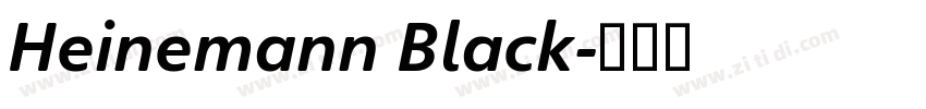 Heinemann Black字体转换 Heinemann Black字体转换